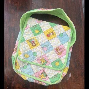 1983 Cabbage Patch Quilted Shoulder Bag Soft Travel Bag